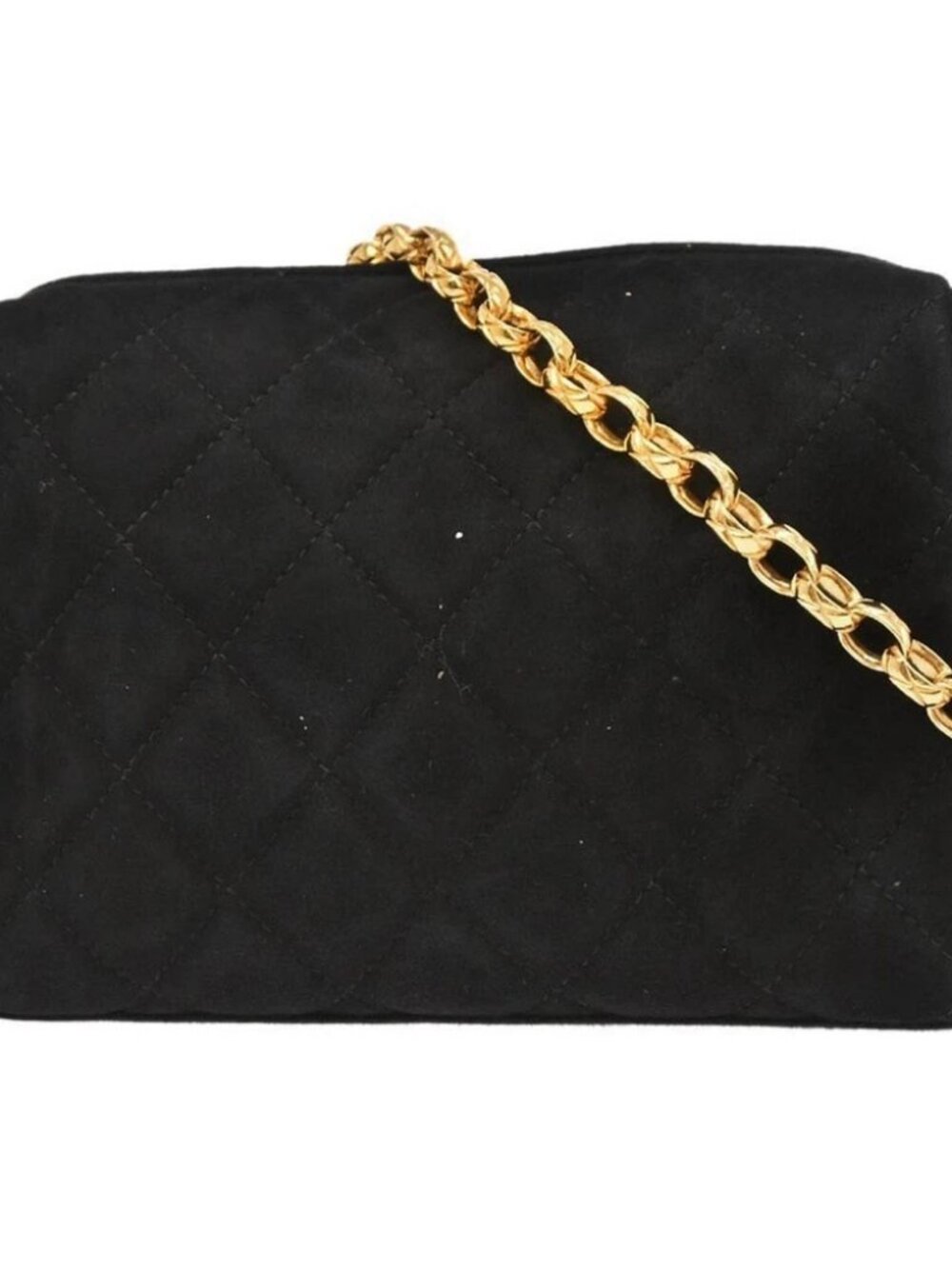 Chanel Black Suede Camera Bag Mini 135938 - Picture 2 of 10